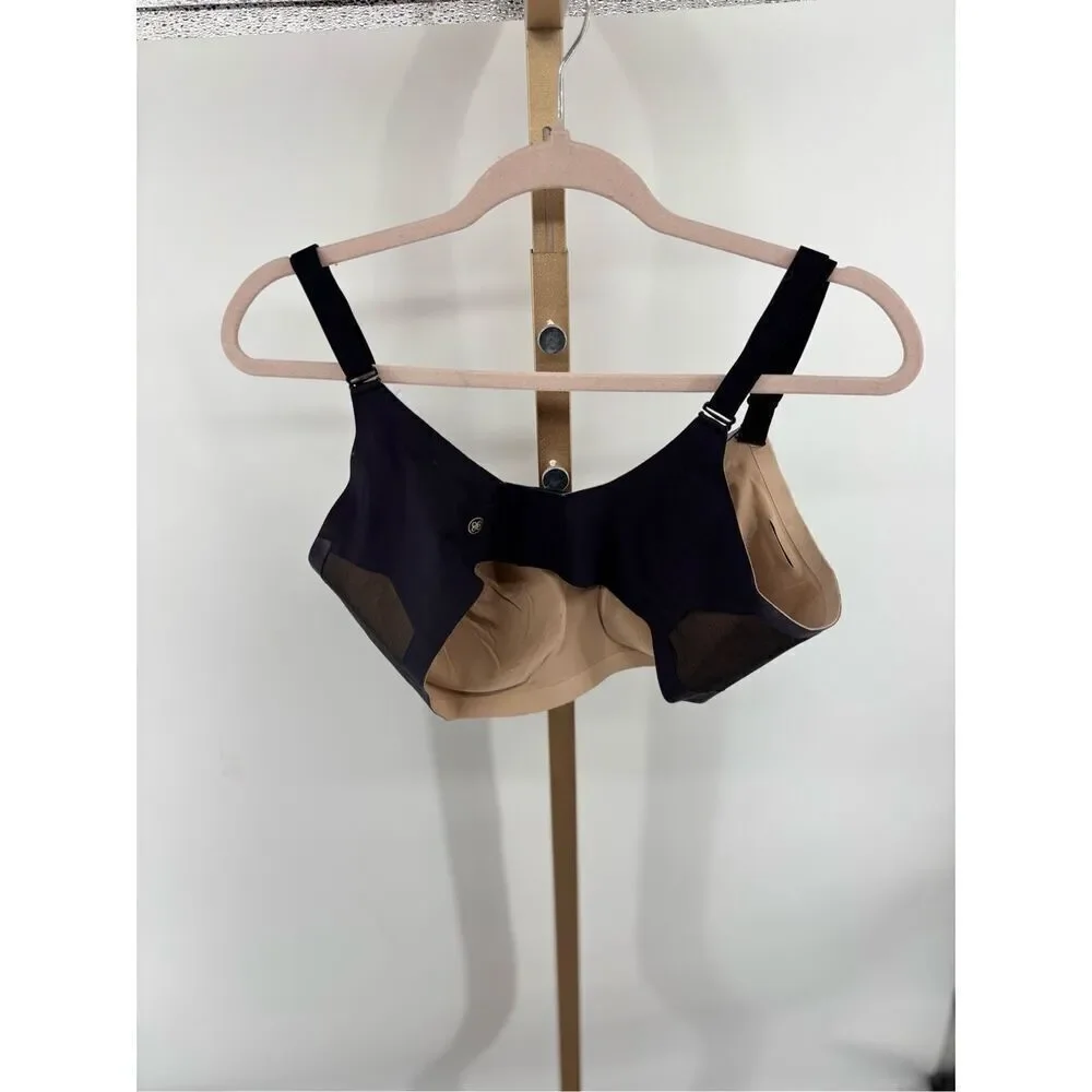 Honeylove CrossOver Wireless Bra Size 1X Black